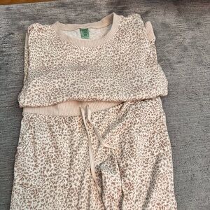 HoneyDew Leopard Print Soft Pajama Set | Size S